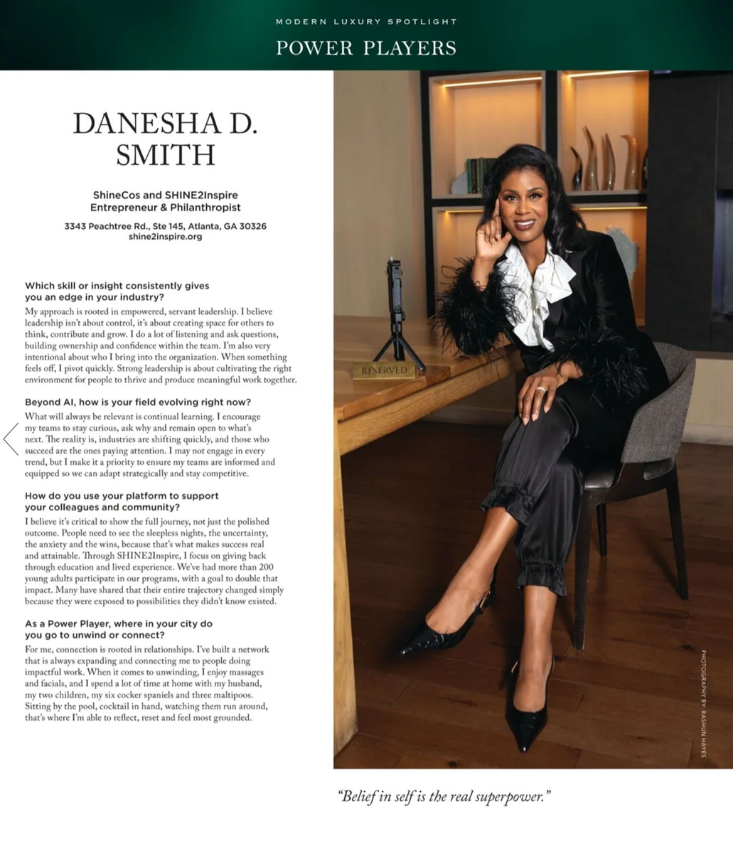 Modern Luxury Spotlight – Power Players Danesha D Smith