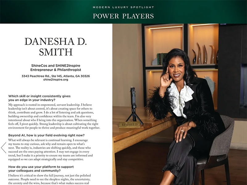 Modern Luxury Spotlight – Power Players Danesha D Smith